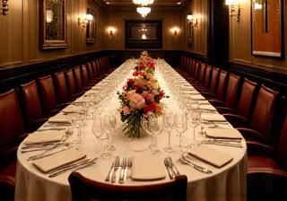 Table set for a private event
