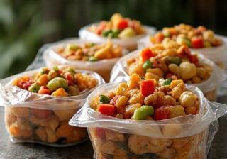 Packaged food for takeaway